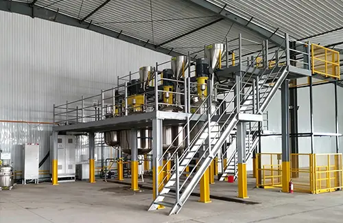 L&iacute;nea de producci&oacute;n completa de pintura industrial a base de agua
