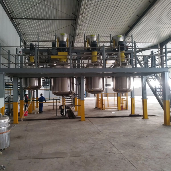 L&iacute;nea de producci&oacute;n completa de pintura industrial a base de agua