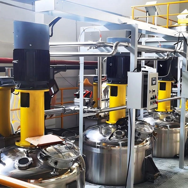 Mezclador de pintura industrial para control de dispersi&oacute;n de recubrimientos de alto cizallamiento